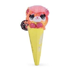 Zuru Coco Surprise JUNO Neon Cones Plush w/ Mini Collectible Surprise - Llama